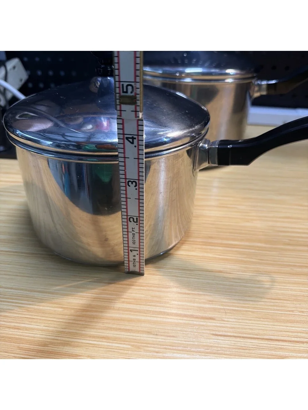 2 Vintage Farberware pots 2qt & 3qt Stainless steel with lids*